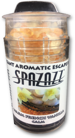 Spazazz Beads Warm French Vanilla (Calm) | Aromatherapy 0.5oz/15ml